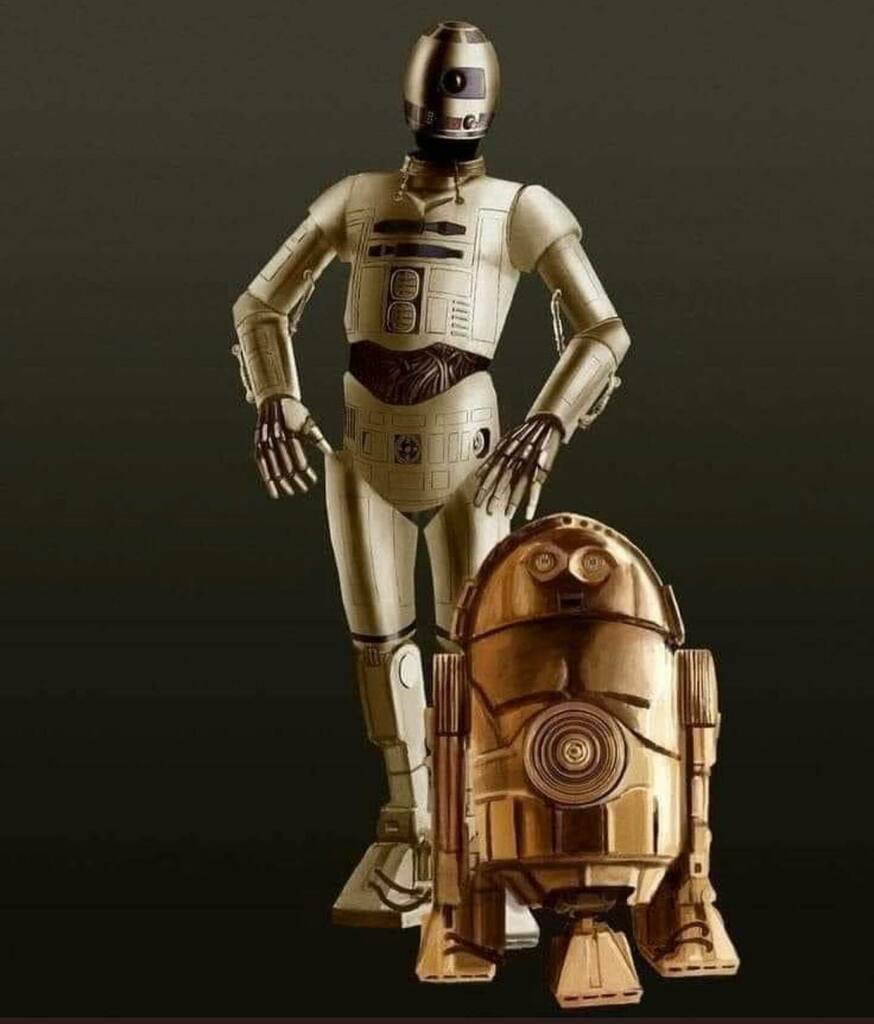 UKToyCollector's tweet photo. I’m not sure who created this mind-messing masterpiece, but it looks fantastic!
#C3PO & #R2D2 or #C3D2 & #R2PO
#StarWars
#StarWarsDroidSwap
#StarWarsDroidFactory2021
#StarWarsArt
#StarWarsArtwork https://t.co/sJyCTV3eWk https://t.co/3dFhtmi24E