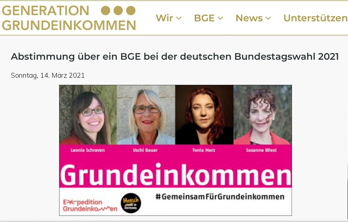 WOW, wir freuen uns riesig über den Support unserer österreichischen #BGE-Freunde von <a href="/GenGrundeink_AT/">GenGrundeinkommenAT</a> &amp; fürs Einbetten in ihre Website. DANKE! - "Abstimmberechtigt bei der Petition bis 31.3.2021 sind auch alle Menschen aus Ländern außerhalb Deutschlands." fuereinander.jetzt