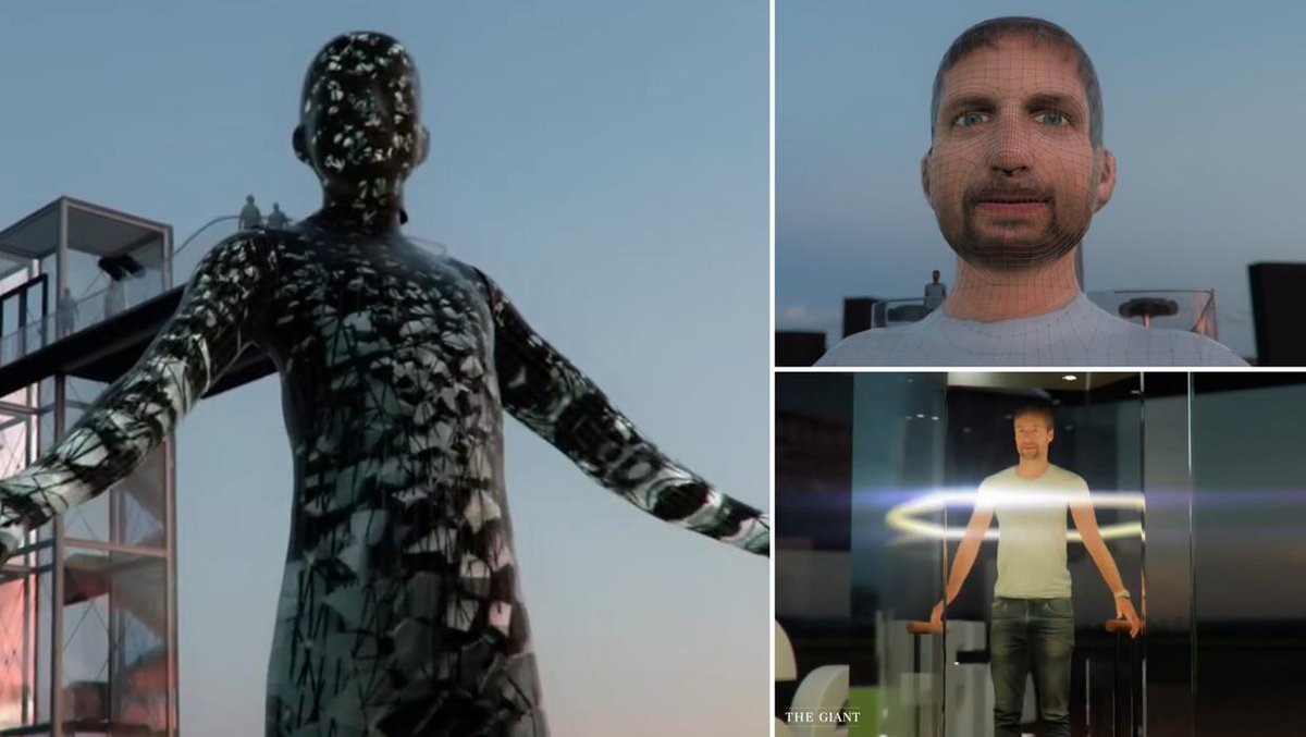 #WATCH The Irish made 'tallest moving sculpture in the world' that can mimic your likeness ow.ly/Gc9q50DYVYx