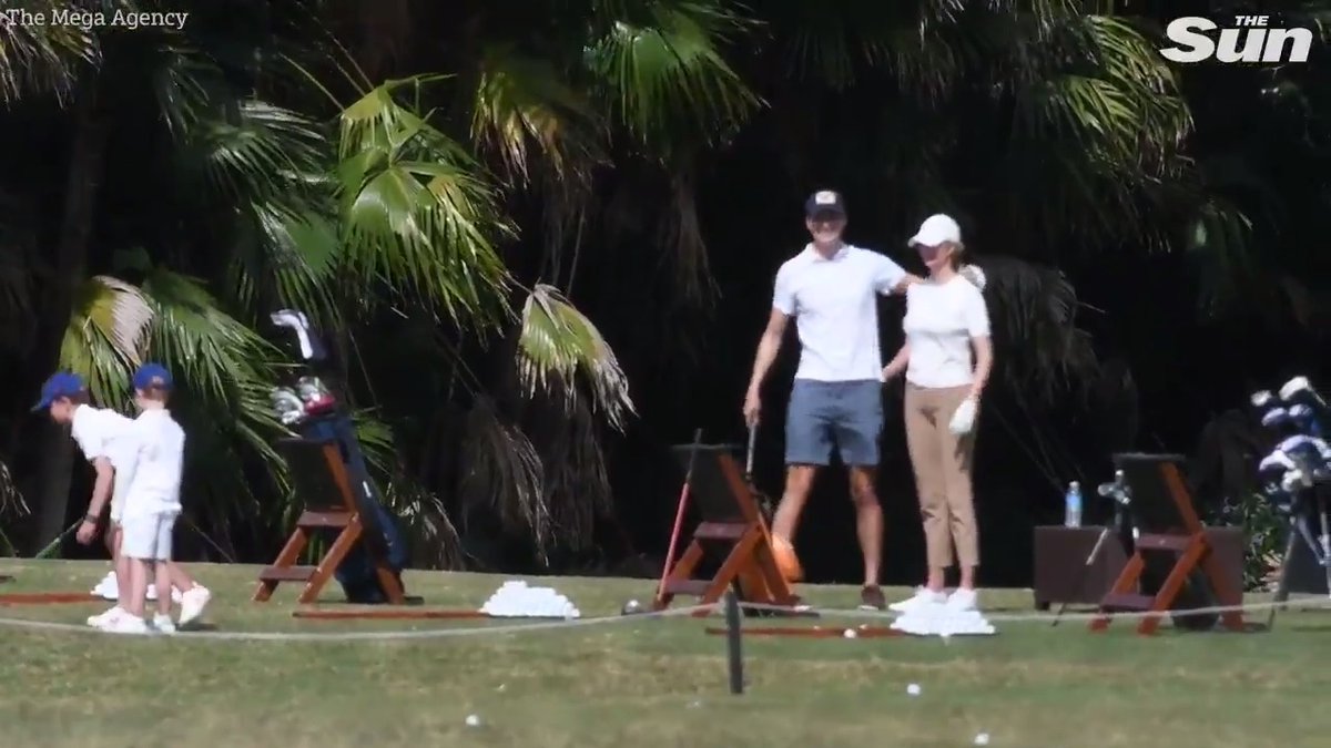 Ivanka Trump tees off with Jared Kushner at her dad's Miami golf resort