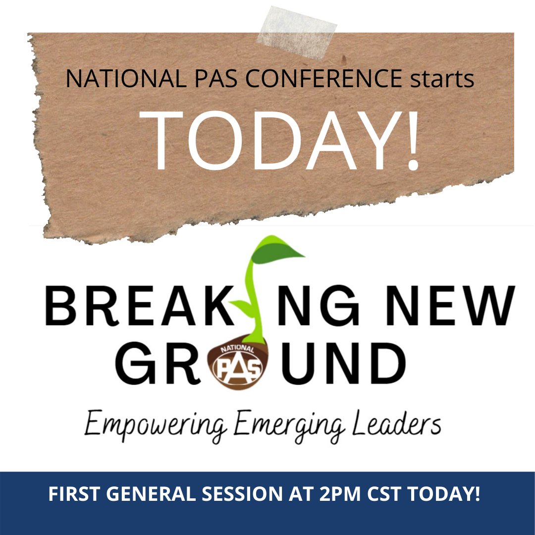 NatlPAS's tweet photo. ARE YOU READY?!?! National Conference kicks off at 2pm CST today! https://t.co/SDKilwT01e
