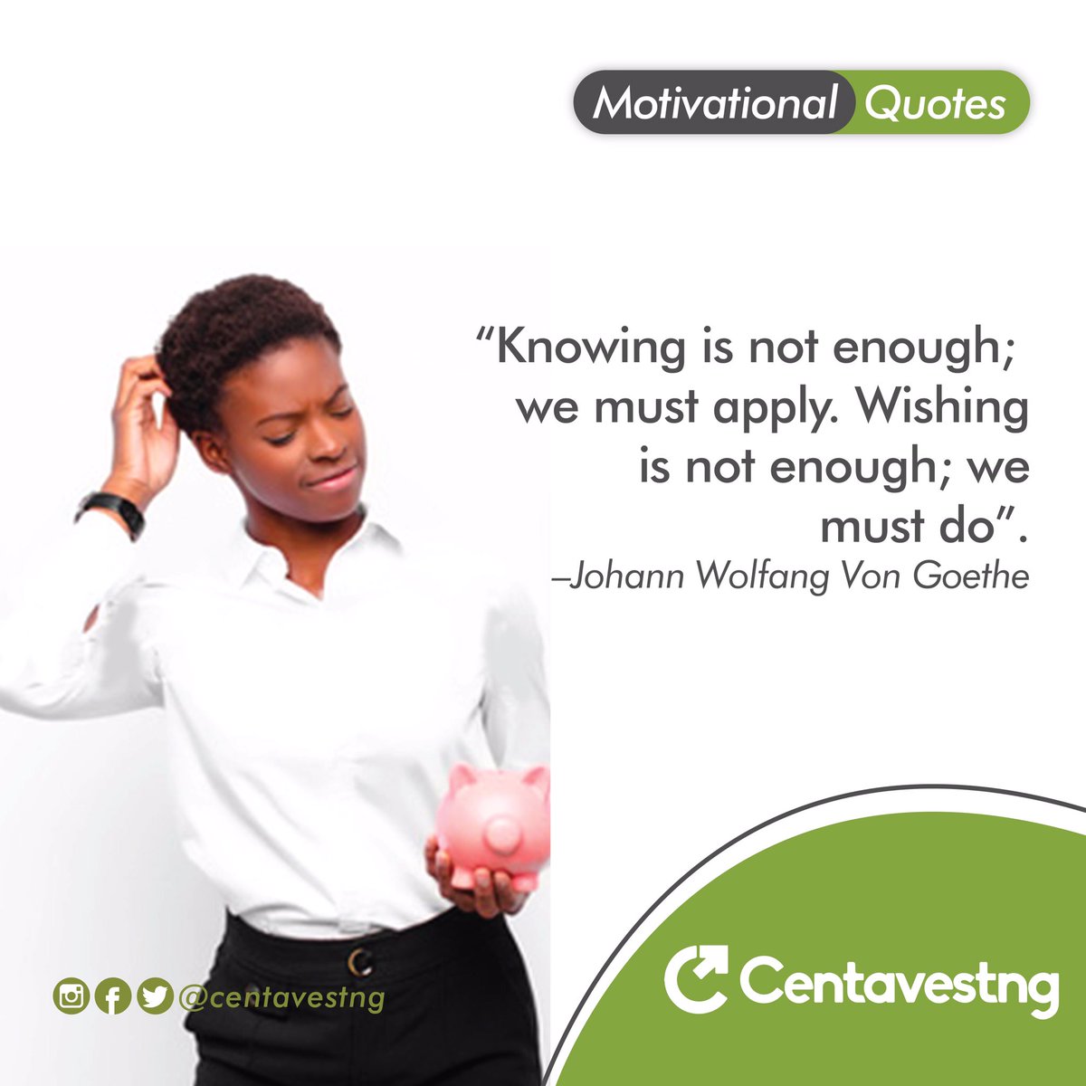 centavestng's tweet photo. This is your week!!

Make use of the knowledge you have acquired!!

Start Investing today!
#centavestng #investment #wealthcreation #MondayMotivation #mondaythoughts https://t.co/pYceR84JvM