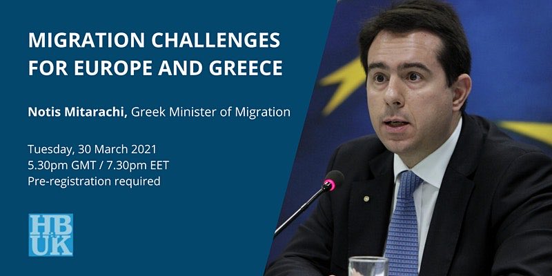 The Hellenic Bankers Association (HBA-UK) cordially invites you to join an exclusive briefing on “Migration Challenges for Europe and Greece” with the Greek Minister of Migration, Notis Mitarakis on the 30th March. hellenicbankers.org.uk/events/2021/mi…