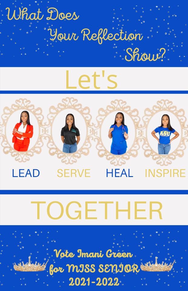 QVEENLYN's tweet image. Attention Senior RAMS! What does your reflection show? Let’s, Lead, Serve, Heal, and Inspire.....TOGETHER!💛
#albany_rys21
#reflecttogether
#ASUTWITTER