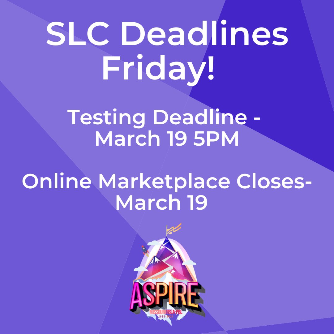 Check out the online marketplace and don't forget to take your online test!