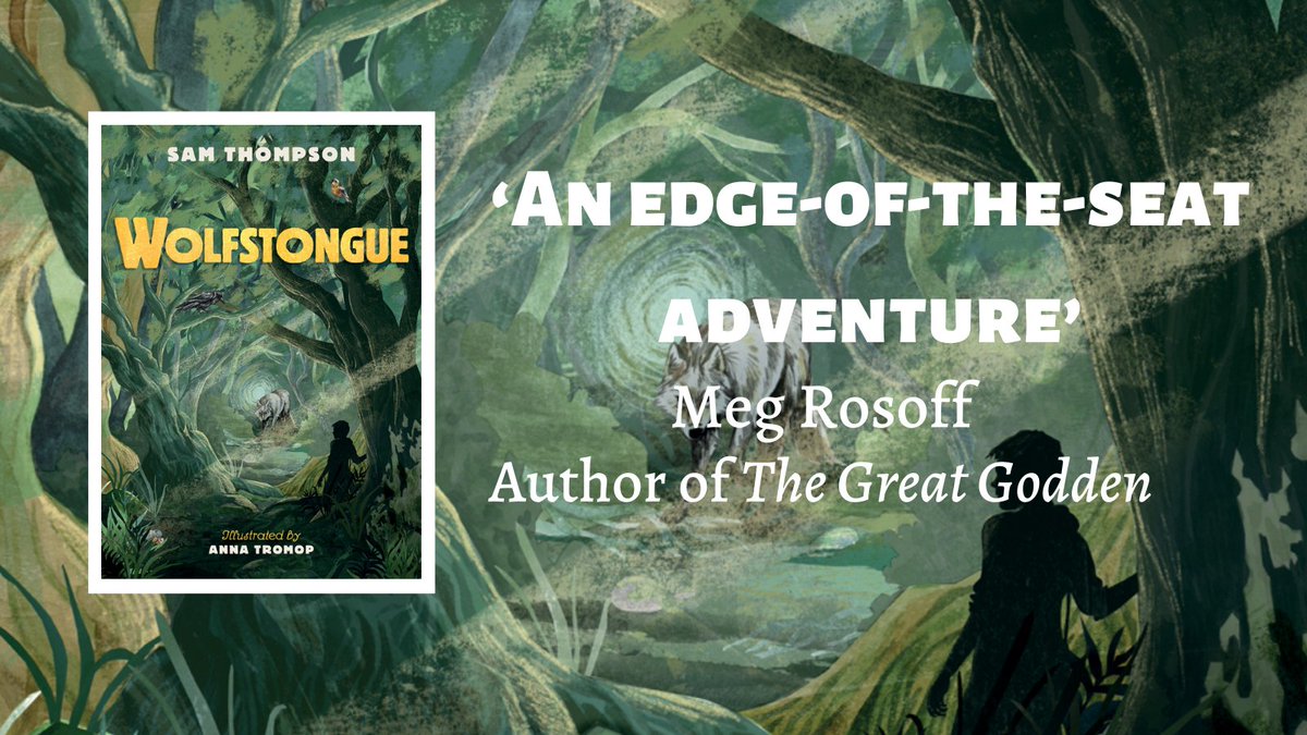LittleIslandBks's tweet photo. We can't wait to share Sam Thompson's middle-grade debut WOLFSTONGUE, illustrated by Anna Tromop. Lose yourself in a hidden forest world, where language is power. Can Silas find his voice to help his new wolf friends rise against oppression? https://t.co/a3Uyw8NdET #Wolfstongue https://t.co/U0rjoCgYQM