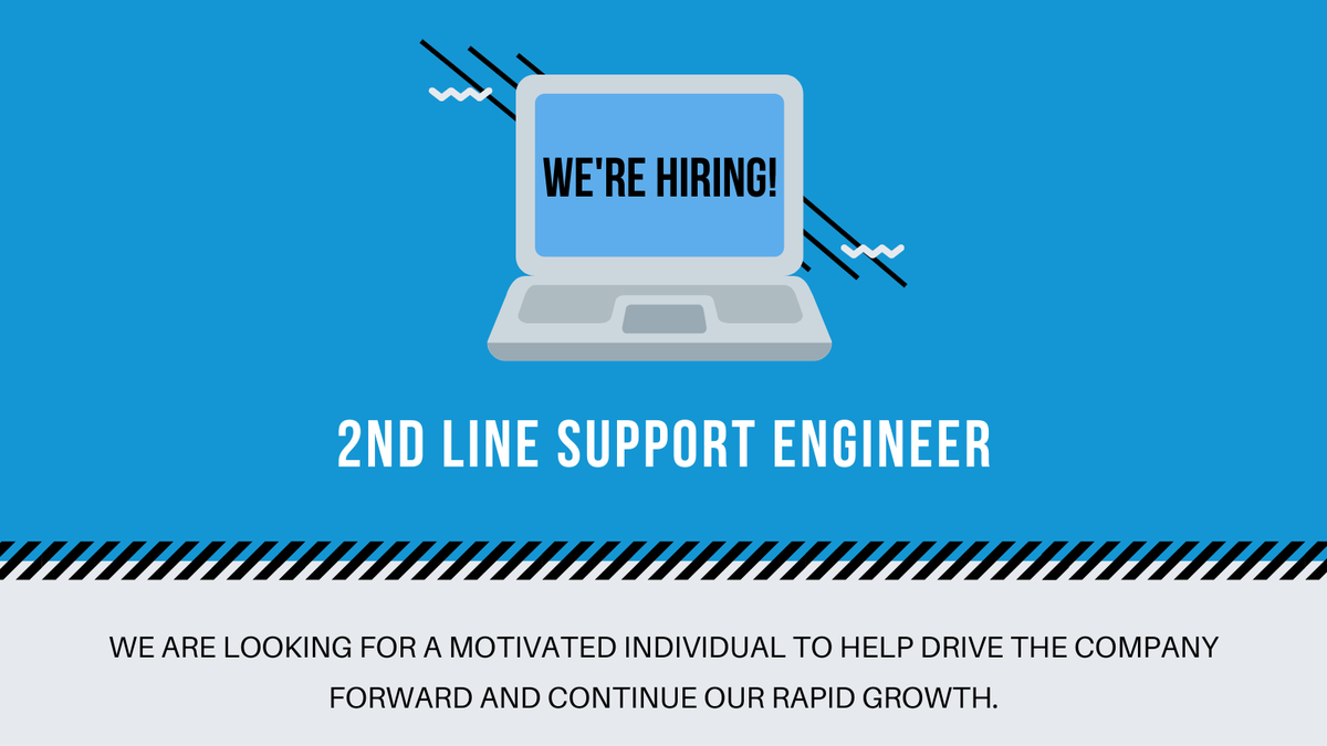 We are looking for a Technical Support Engineer that has at least 2 years’ experience working within IT, ideally coming from a IT Managed Services company to join our team. 

For more information or to apply, click here 👉 uk.indeed.com/job/2nd-line-s…

#Job | #vacancies