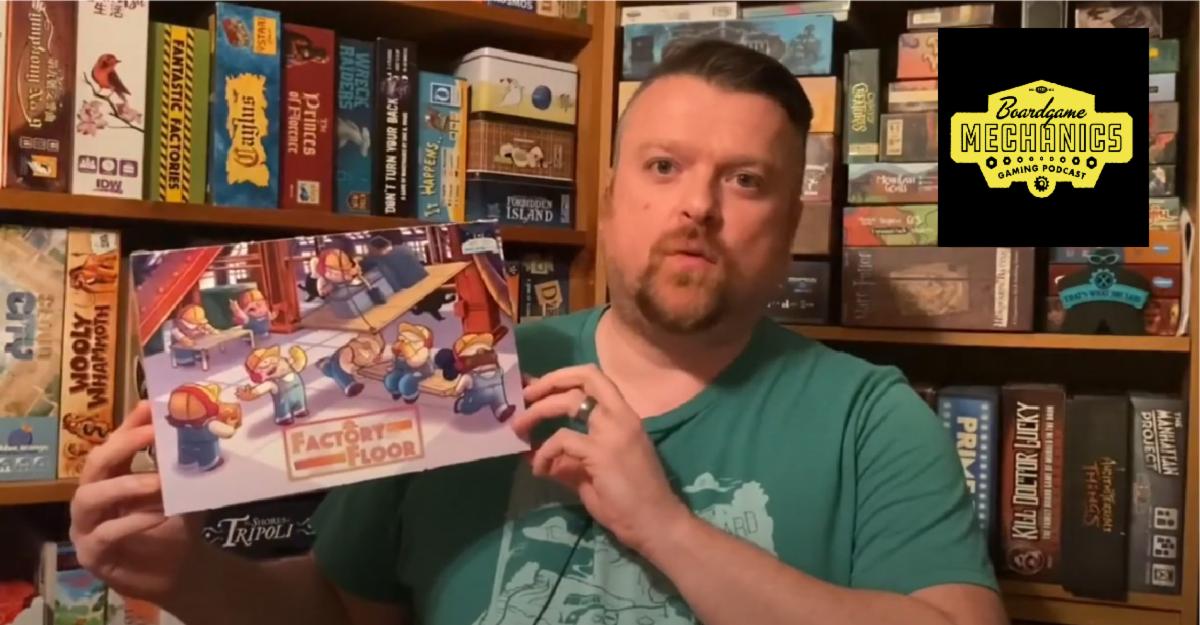 FactoryFloorBG's tweet photo. Jason from Board Game Mechanics shares a preview of Factory Floor Board Game. Check it out YouTube - https://t.co/wdrjvUS2Dx If you like polyomino games, don't miss your chance to back it- campaign ends soon on Kickstarter- https://t.co/Styb5xM0U9 #boardgame @bgmechs https://t.co/WGp6HhUs9x