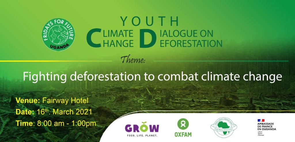 Research projects shows that Uganda may not have forests by 2040 if we continue with this rate of deforestation.This dialogue has been organized to demand serious climate action from world leaders. 

#youthclimatedialogue #KeepMamaAfricaGreen 
#ActOnClimate