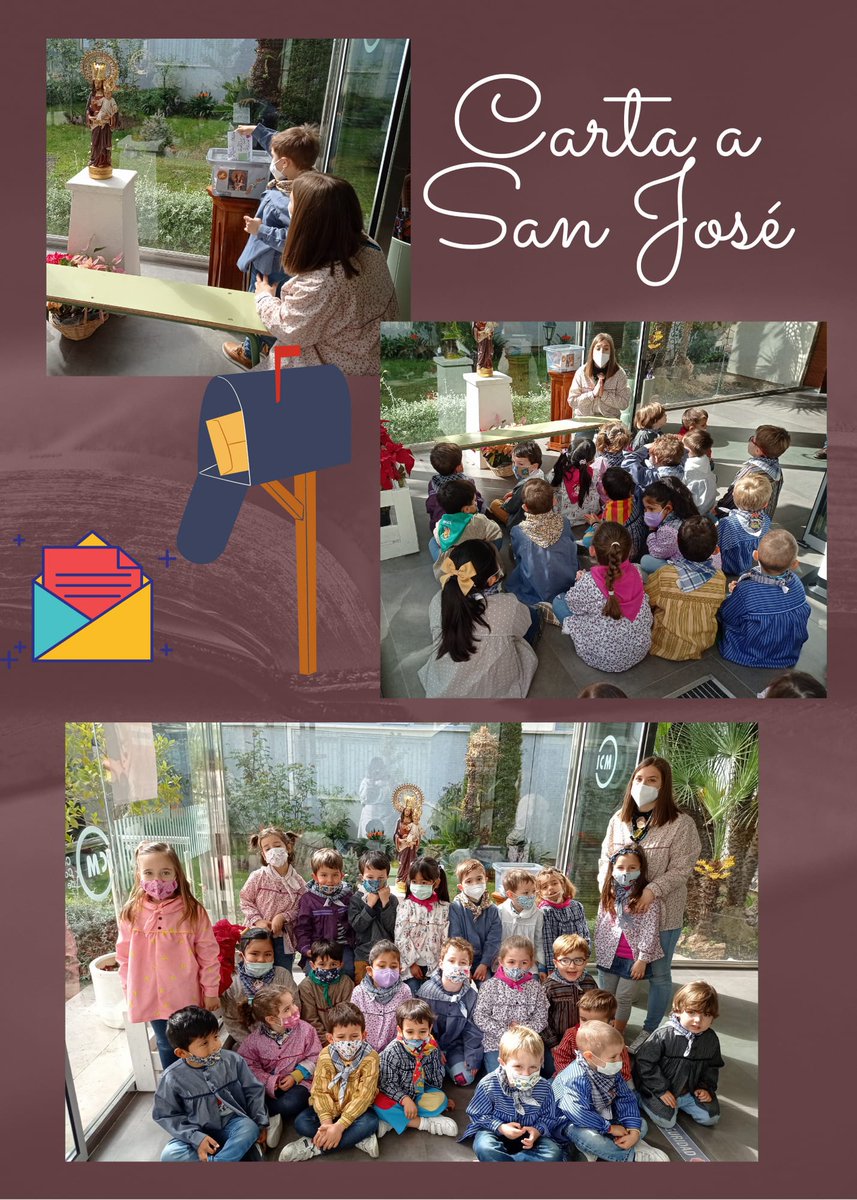 InfantilICM's tweet photo. ⭐CARTAS A SAN JOSÉ⭐

Las clases de P4 ya le hemos entregado las nuestras con todas las peticiones y aquellas que se han quedado en nuestro ♥️.

Le hemos prometido ser buenos, generosos y amigos de Jesús 😊.

@colegioicm https://t.co/HSEjyNTyMr