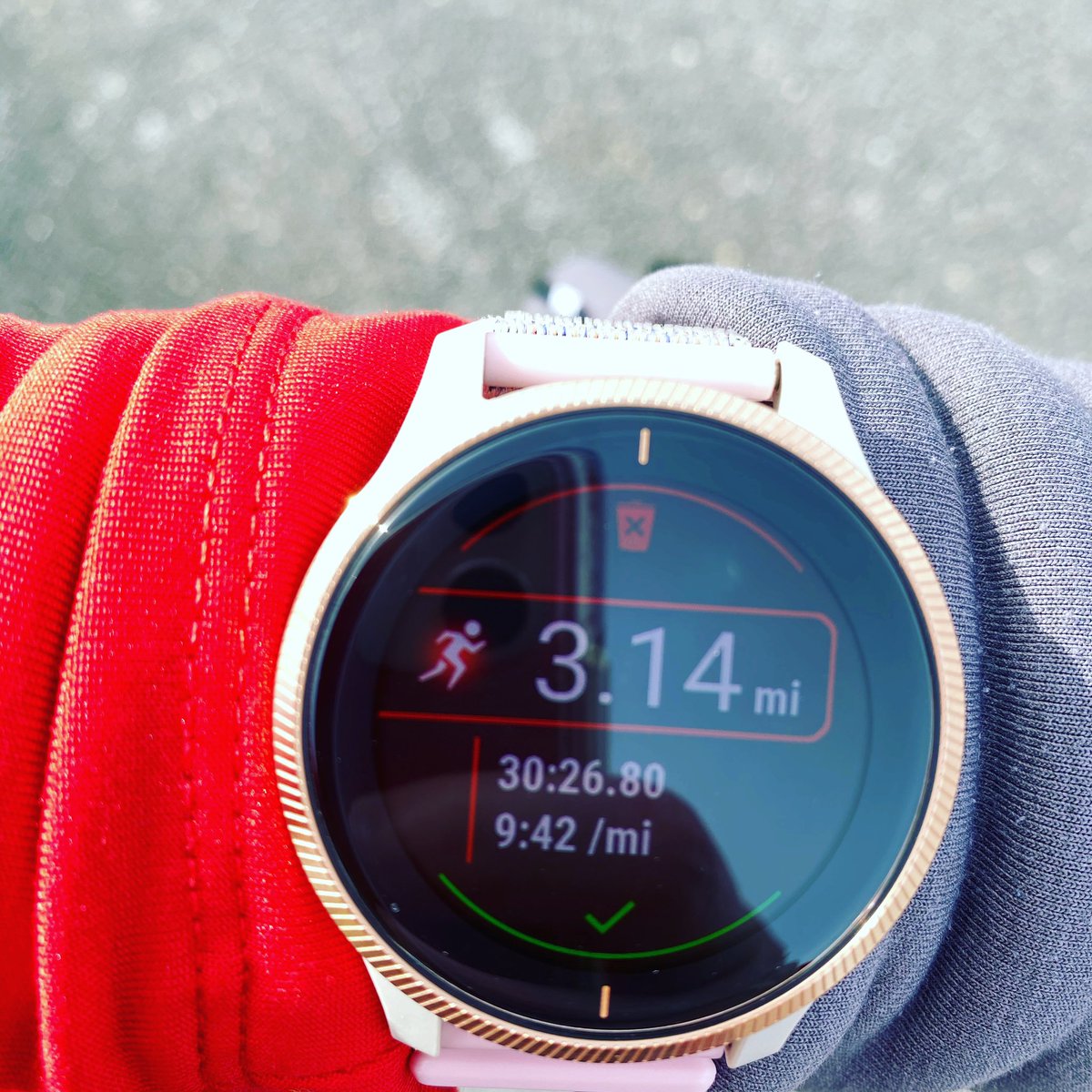 StacyBoonstra's tweet photo. A run for National Pi Day.
#pirun #3point14miles #delayedpost https://t.co/dBnWmHs1V0