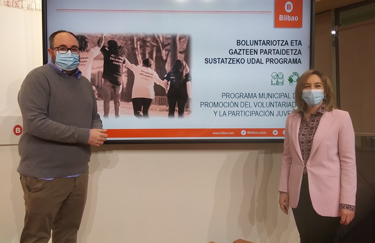 BilbaoGazte's tweet photo. 🧑👩 @bilbao_udala pone en marcha un programa de Promoción del Voluntariado Juvenil y Participación.

Su finalidad es que jóvenes de entre 16 y 30 años participen en proyectos de voluntariado municipal, estatal e internacional.

Aquí tienes más info.👉 https://t.co/RULdOYet0n https://t.co/POn8A6pGuc