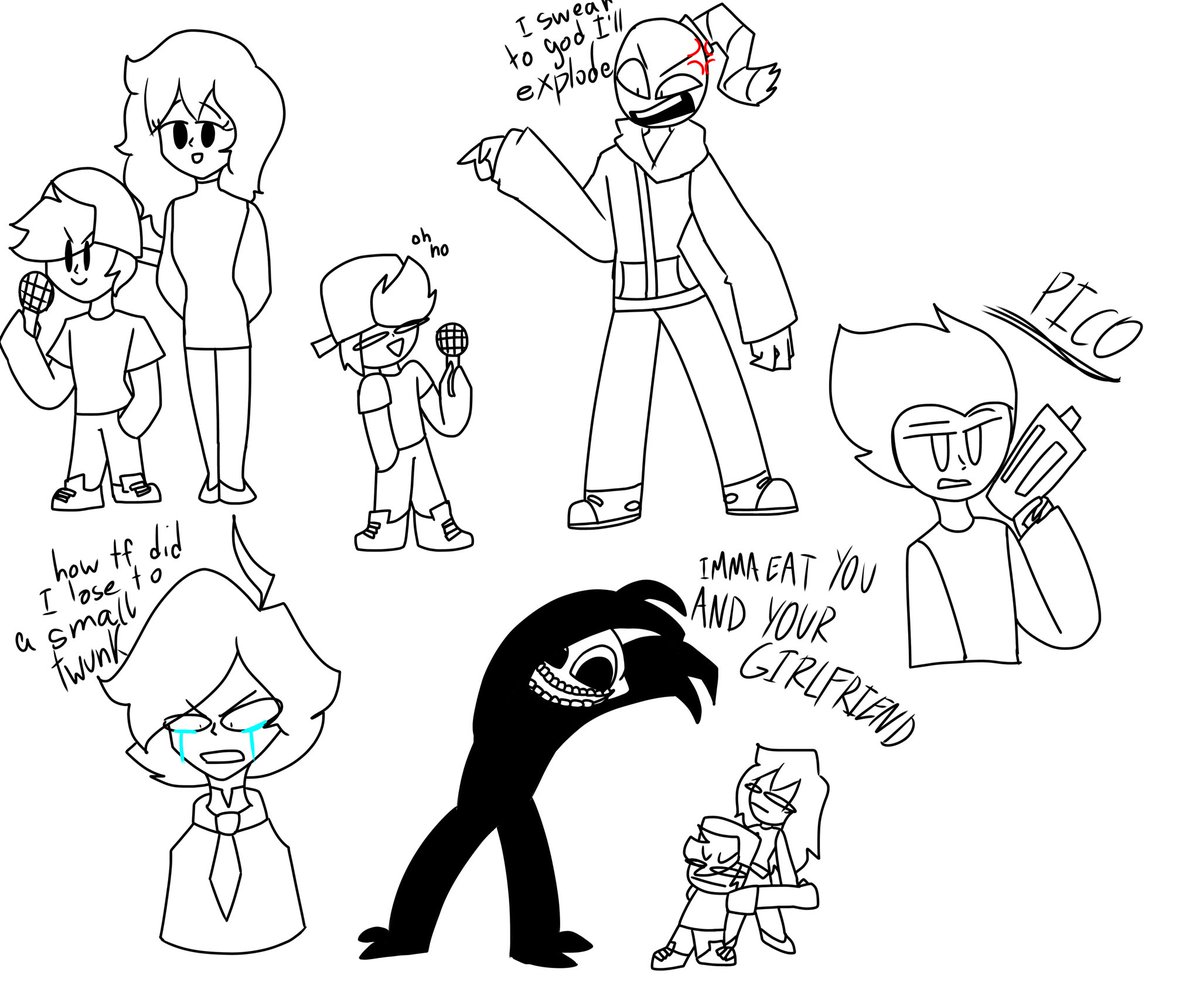 Hinoseisimp I Decided To Draw Friday Night Funkin Cause I Realized I Never Drew Any Of The Fnf Characters Or Mods Fridaynightfunkin T Co Ps0dk417lv Twitter