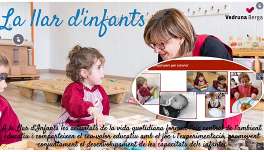 Aitana45790213's tweet photo. Captivadora l’Escola Vedruna Berga, basada en un aprenentatge Global, amb diferents espais aprenentatge i un treball més vivencial, on el fet de poder-se moure i prendre decisions des de petits en funció del seus interessos i necessitats aporta seguretat als infants. #setmanaedu2 https://t.co/LbkMoCFUjo