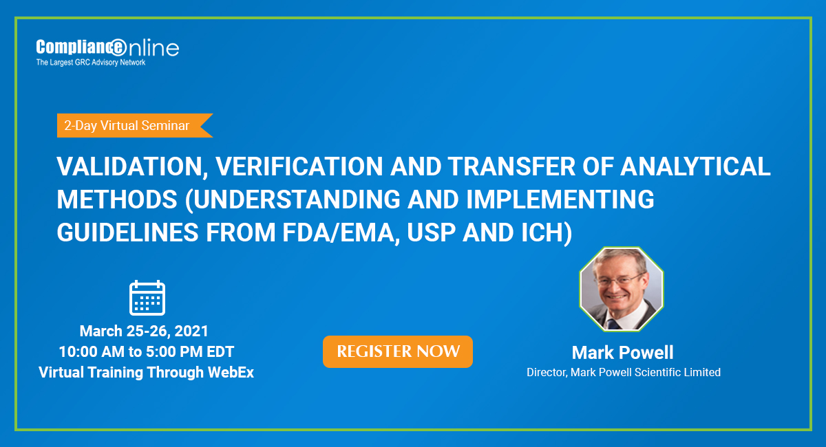 Compliance_On's tweet photo. This seminar with Mark Powell will suggest ways to de-risk the #methodvalidation process through prior evaluation of method performance and the use of effective protocols. https://t.co/XqawKivMd5 https://t.co/cy9byRiPyq