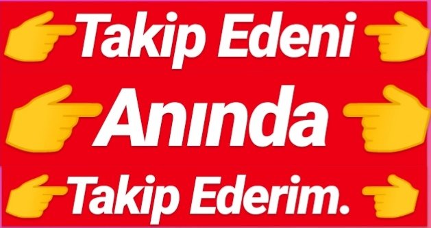 @EminTyz @Fatma73994357 @1SozlukYazari_ @YavcSevda @elitlife2 @Davosfatihi571 @OrhanHendek @huseyinorhan027 @7EminTyz @yargisaltweet @AcikahveS @AGokyel_35_ @Abdulhamidim @AdicanSaliha @AbbasiogluAli @1aslano @aysetyk @Reis_cansn @eroly01 @EminTYSZ34 Teşekkürler kardeşim. Herkez takibimde. Geri takip yapmayan 3,4 kişi kalmış.