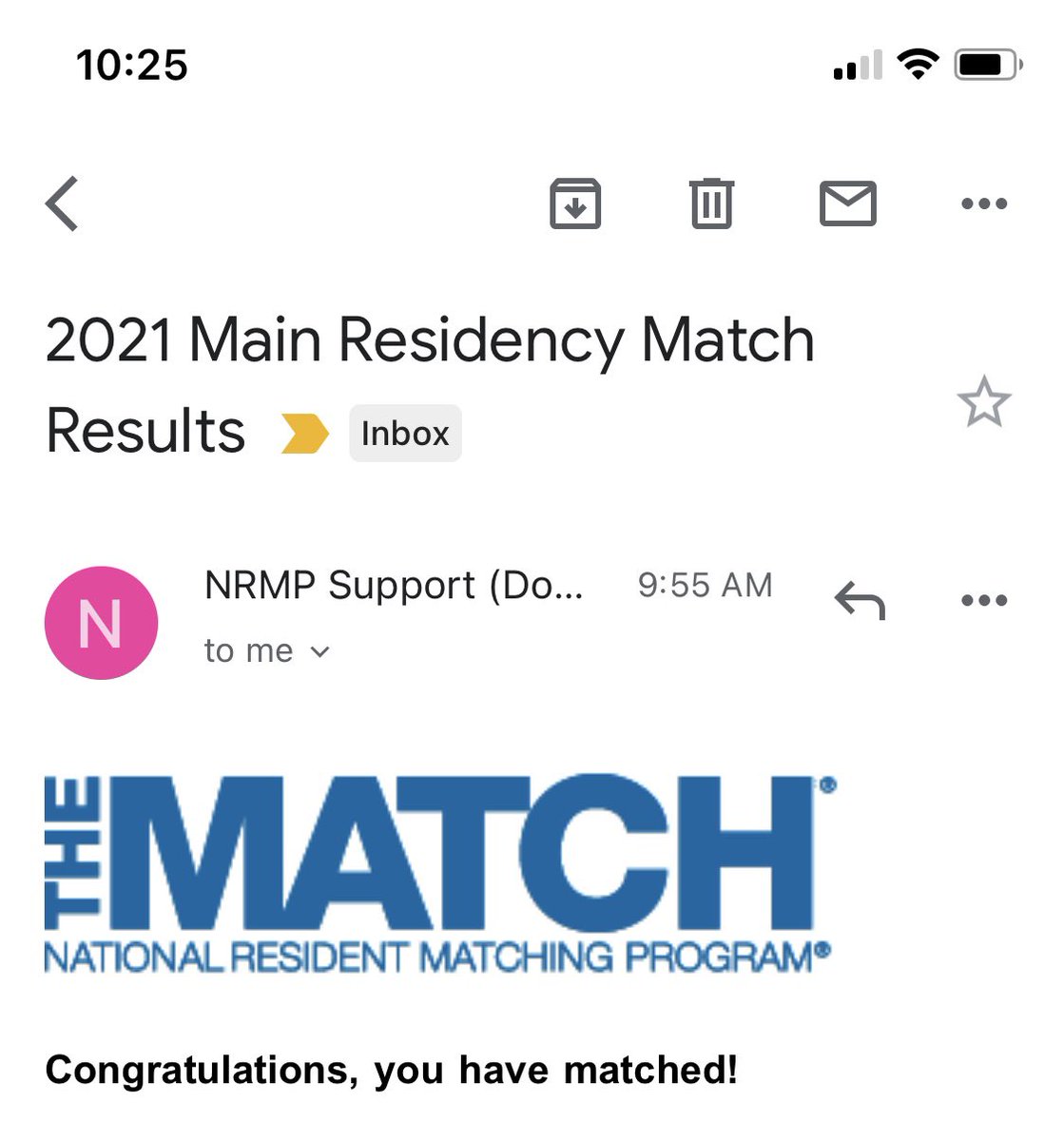 I get to be part of the BEST specialty!! WOW!!! 😱😱