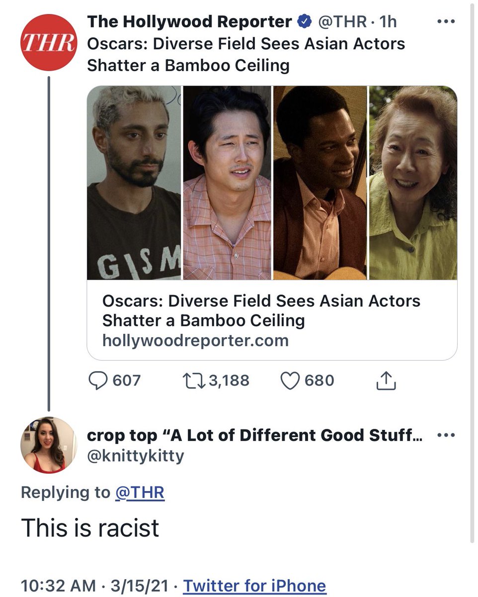 morganisawizard's tweet photo. in a shock to absolutely no one, the white liberals have once again taken it upon themselves to be offended on everyone else’s behalf, this time about an article an asian woman wrote using a term another asian woman coined. https://t.co/pB19tTEG0y