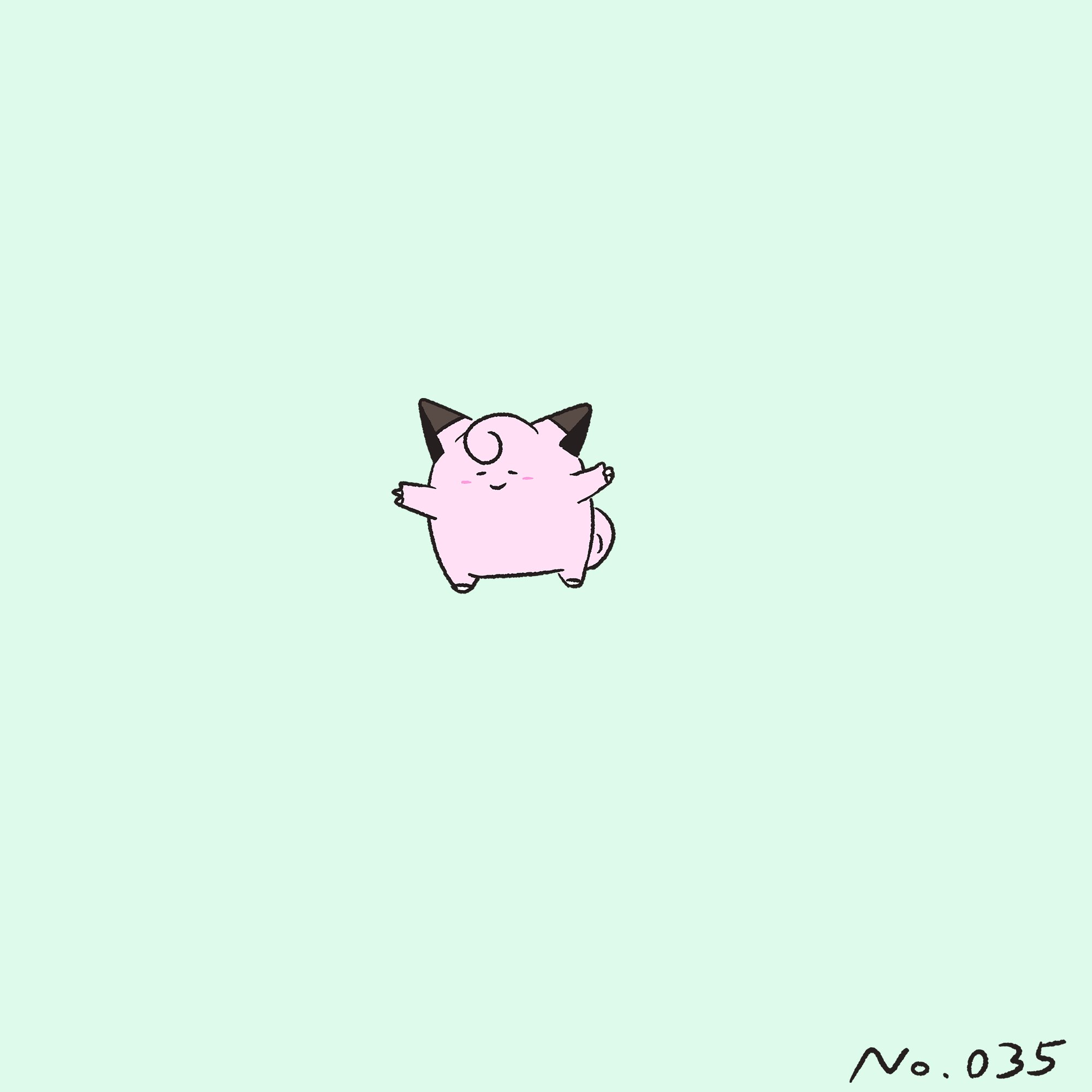 スエミツマナミ The Sheep ゆるいポケモン図鑑 ピッピ T Co H4z2wxc6sm Twitter