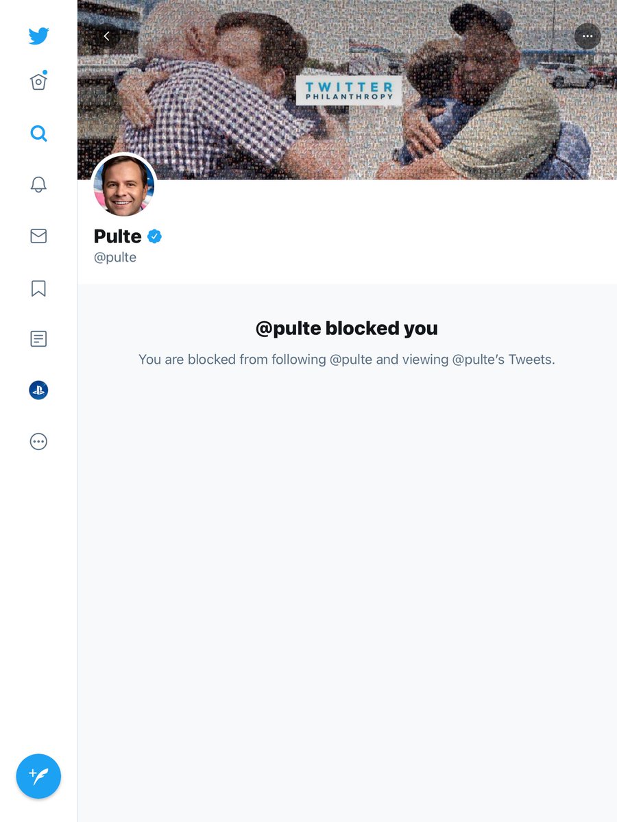 ConnorBTweets's tweet photo. Lol @pulte blocked me for calling him out as a fake. ๐ #pultescam https://t.co/lxWN2Z7CrW