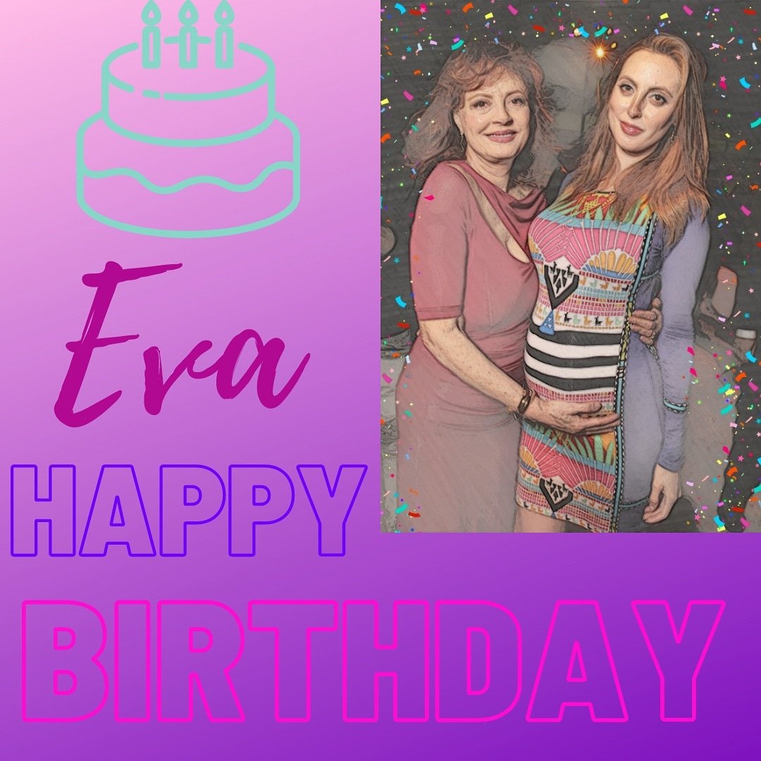 Happy birthday 36th birthday Eva amurri.                             
