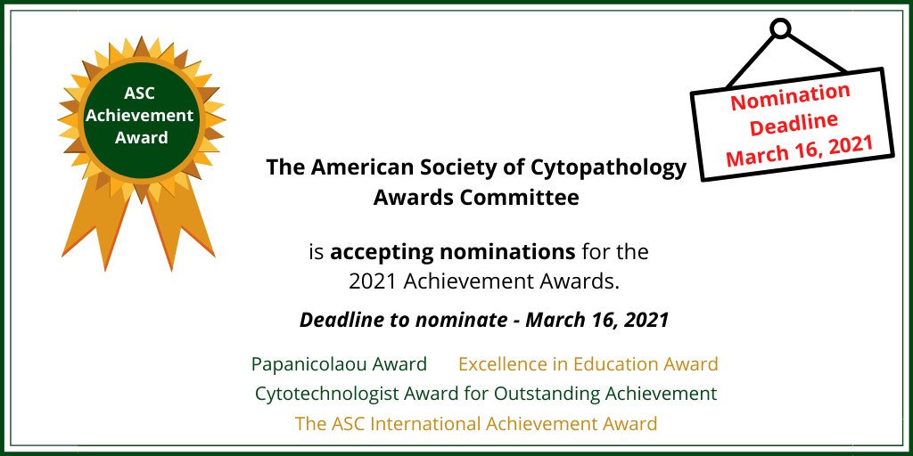 Submit your Award Nominations - Deadline March 16 conta.cc/2OTCaci