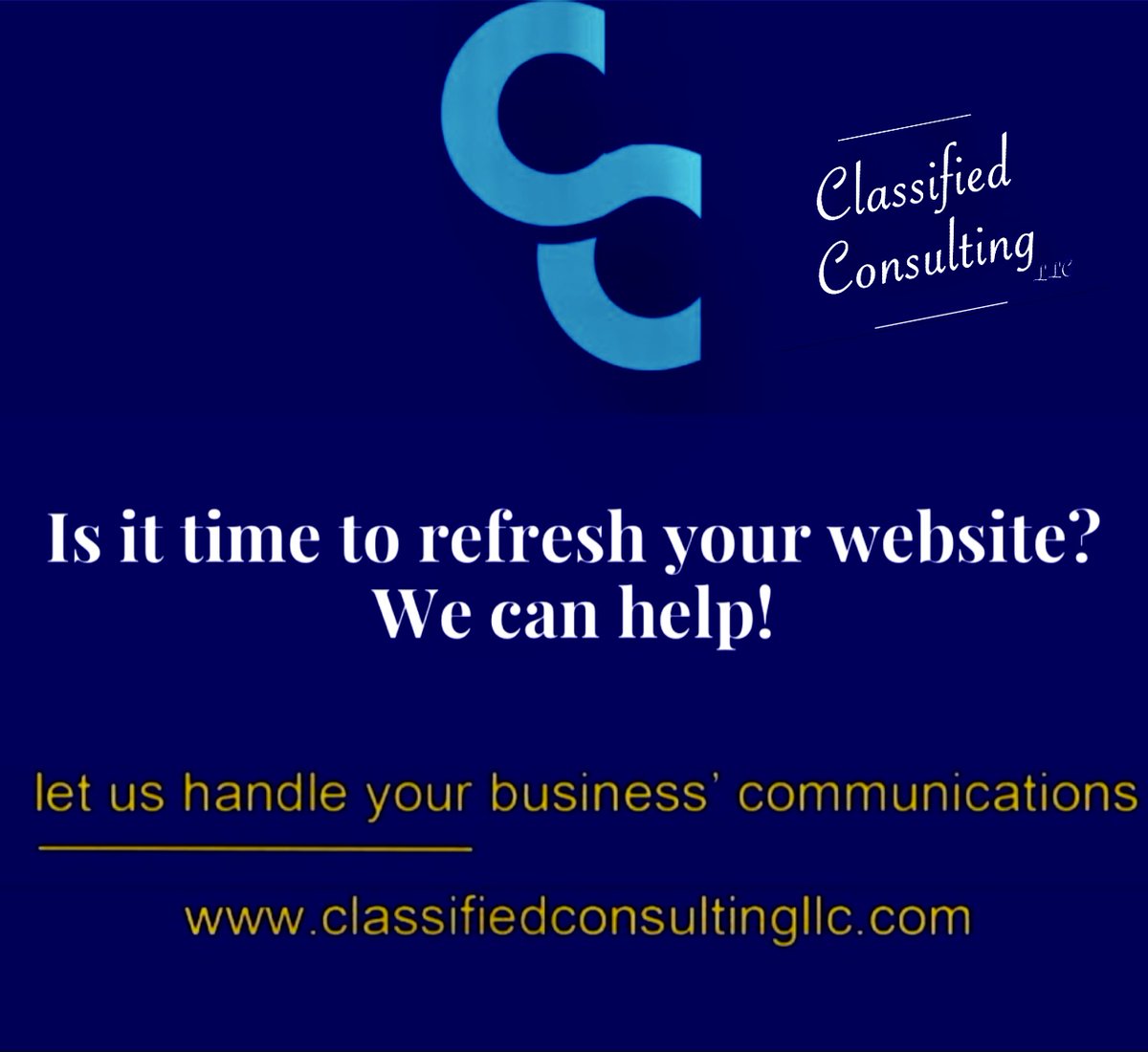 ClassifiedConul's tweet image. New content, updated photos or video, let us refresh your site. Put us to work!