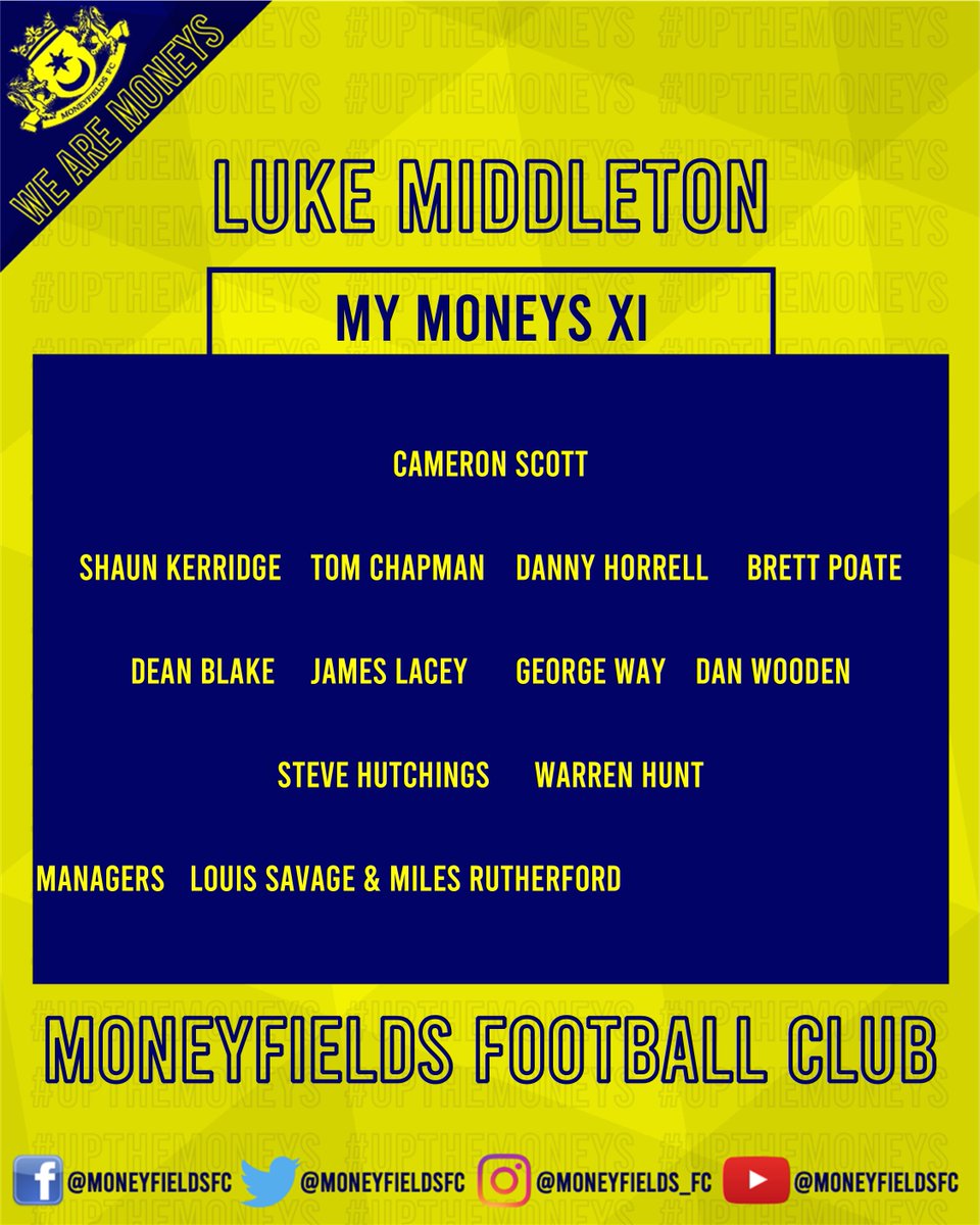 MONEYFIELDSFC's tweet photo. Luke Middleton is in the Hot-Seat today for 'My Moneys XI'
Luke made 39 appearances for the club scoring 9 times.
#MyMoneysXI
#UpTheMoneys https://t.co/vygz7Kun6V