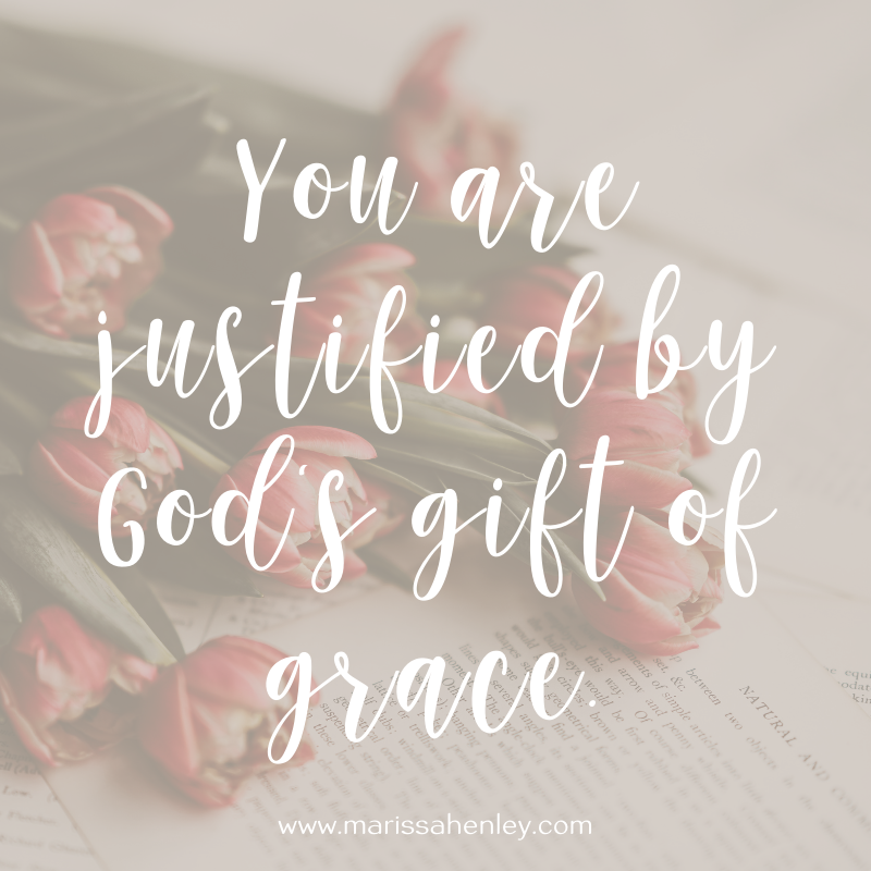 marissahenley's tweet photo. If you are in Christ, God looks at you and sees Christ’s perfect record. There’s no need to argue your case or try to prove yourself worthy. 

No matter what you face this week, you are justified by God’s grace. 

#NoMatterWhatMonday from Rom. 3:23-24 --> https://t.co/mdFnHAD2w4 https://t.co/YNsYPeJeiJ
