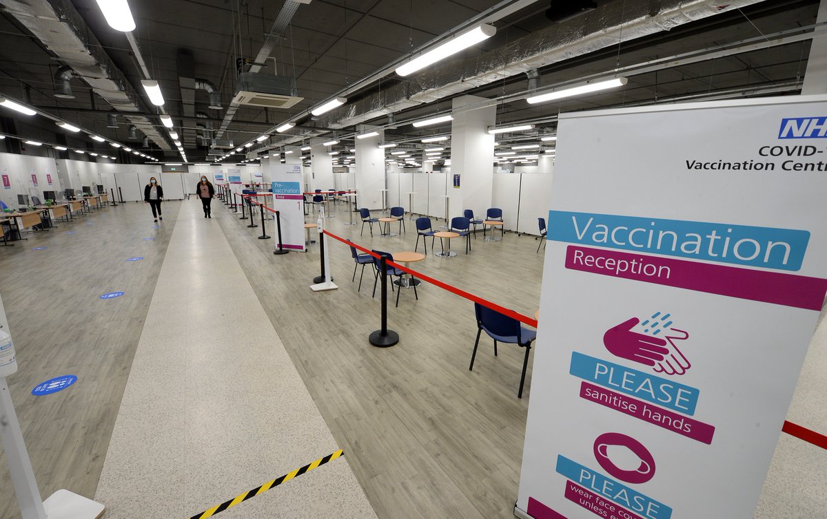Great to see the former Argos and TJ Hughes store in Saddlers Centre, Walsall, being transformed into a covid vaccination centre.