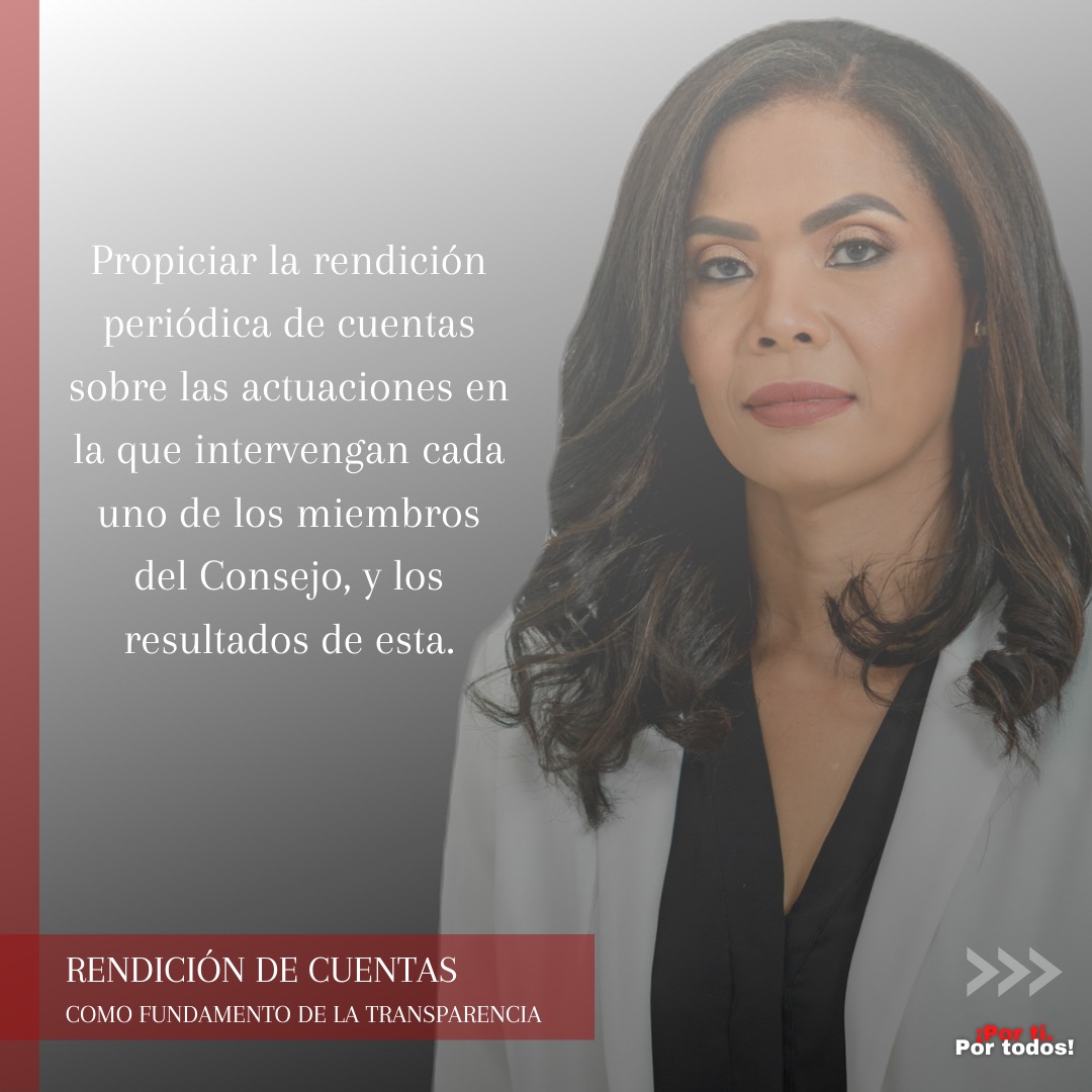Rendición de cuentas de nuestros Consejeros.