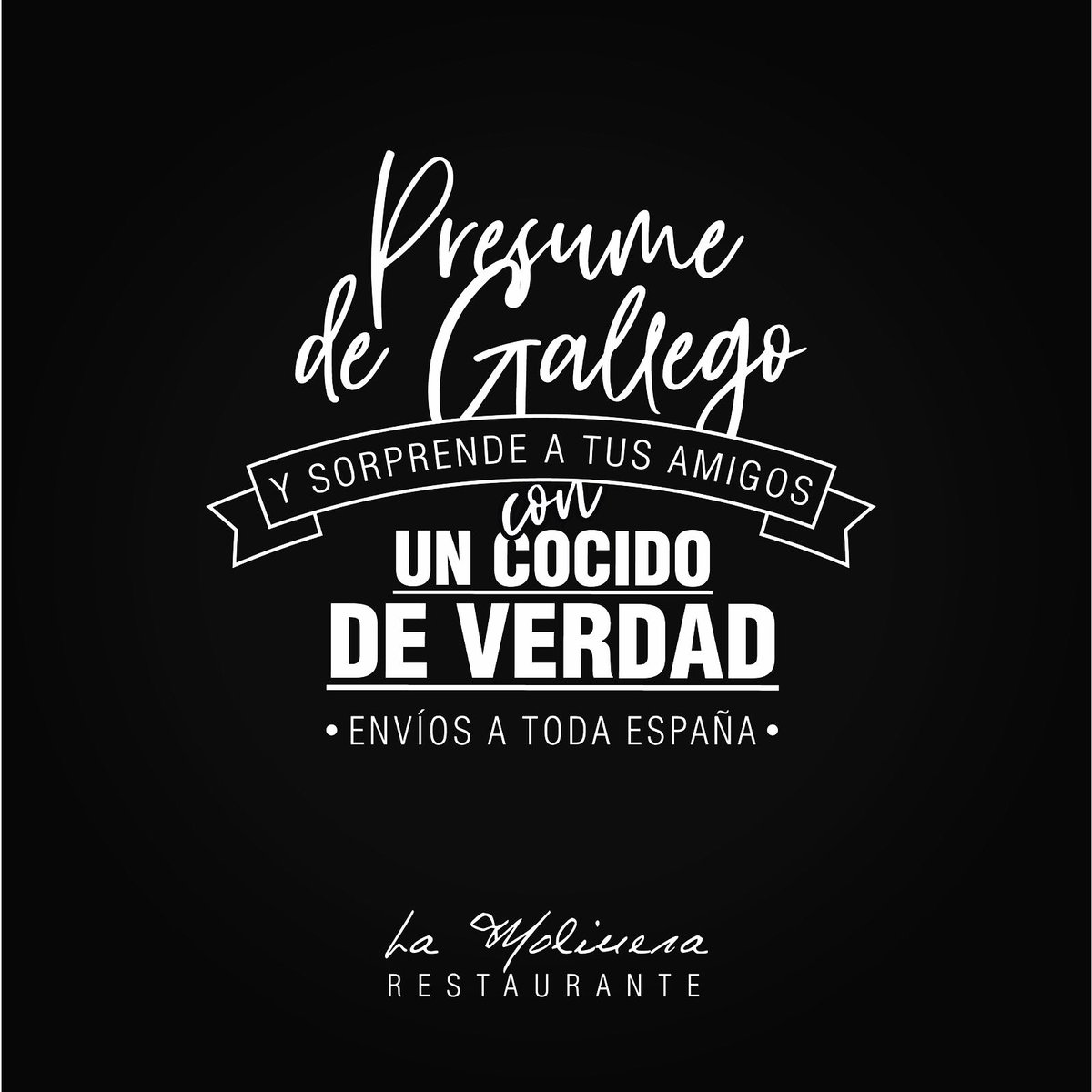 Casi 2 millones de españoles se llaman Jose. No pidáis todos a la vez!!! Celebra el día del Padre o cualquier otro día con un buen cocido de Lalín 📞☎️986782055 info@restaurantelamolinera.com