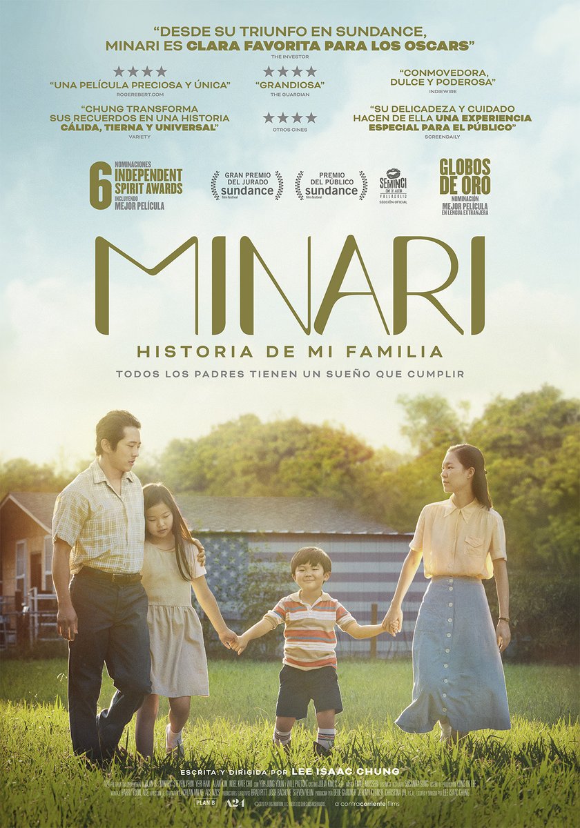 acontrafilms's tweet photo. ❤️❤️Entusiasmados con las 12 nominaciones a los #Oscar2021, 6 para #ElPadre y 6 para #MinariHistoriaDeMiFamilia!!

Son los 2 únicos films nominados como Mejor Película, que se pueden ver SOLO EN CINES.
¡¡No desaprovechéis la ocasión!!

#LaCulturaEsSegura #YoVoyAlCine https://t.co/bdiFBxOoq2