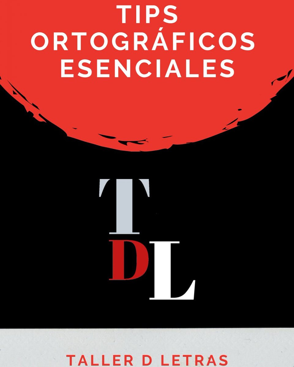 TallerDLetras's tweet photo. Consigue #gratis nuestra guía "Tips ortográficos esenciales".

©️✅ escríbeme a www.tallerdletras@gmail.com y te la envío sin coste alguno. https://t.co/AX8VHT3RFZ
