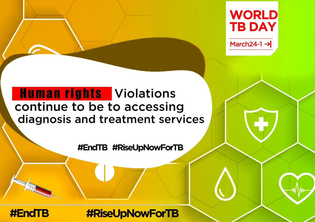 Being a TB patient is not a crime, the rights of TB patients must be respected while undergoing treatment. 
#EndTB #RiseUpNowForTB #TheClockIsTicking
<a href="/Run4TB/">Run4TB</a> <a href="/WHO/">World Health Organization (WHO)</a> <a href="/GFAN_Africa/">Global Fund Advocates Network (GFAN) Africa</a> <a href="/StopTB/">Stop TB Partnership</a>
<a href="/CSOs4UHC/">CSEM (UHC2030 Civil Society Engagement Mechanism)</a> @WACI_Tweets <a href="/UnionConference/">The Union Conference</a>
<a href="/RIRFHUD/">Rirfhud</a> <a href="/DHDCNigeria/">Debriche Health Development Centre</a> <a href="/viorelsoltan/">Viorel Soltan</a>
<a href="/MalarJames/">James Malar</a>