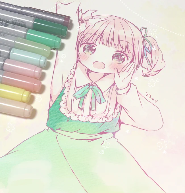 アトレコラボめちゃ可愛かったので、ちなつちゃん～ #ゆるゆり 