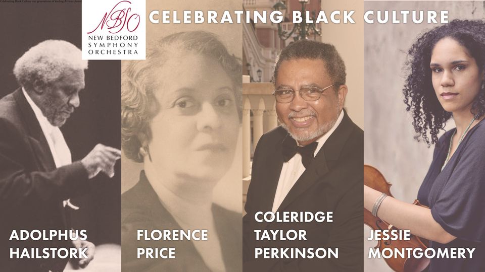 Zeiterion's tweet photo. NBSO offers a new virtual performance this Saturday! In collaboration with New Bedford Historical Society, "Celebrating Black Culture" features works by 4 generations of African American composers, with Joseph Joubert on piano. $20 tickets available at https://t.co/wbrQPxpRRK https://t.co/YKMXCbvKpU