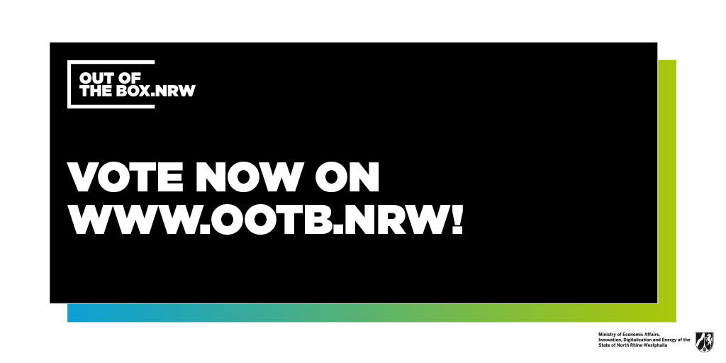 ❌VOTE NOW! 4 Start-ups aus dem UPLIFT-Programm sind für den OOTB NRW-Award nominiert:
📱 <a href="/getbaff/">getbaff</a>: getbaff.de
🌆SpotAR: spotar.io 
🔎Topikon: topikon.de 
💻<a href="/threebit_io/">threebit</a>: threebit.io

👉 Jetzt abstimmen: outofthebox.nrw/en/list