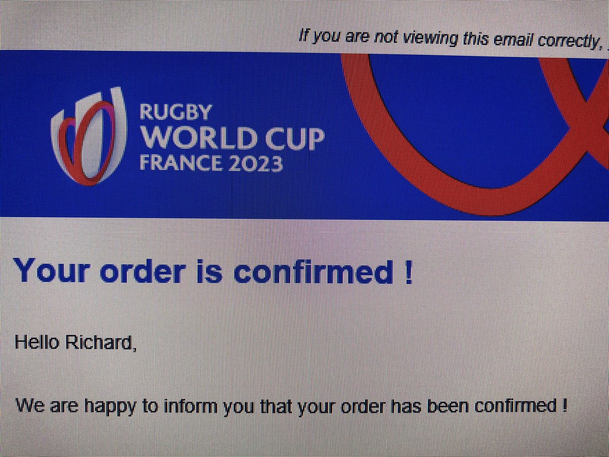 Persistence pays off with #RWC2023  tickets and <a href="/EnglandRugby/">England Rugby</a> pass secured. <a href="/abbyguilding/">Abby Guilding</a> block a month out of your diary in 2023 now!  (If you’re still dealing with the website don’t take an error message as an answer - keep pressing back &amp; retrying)