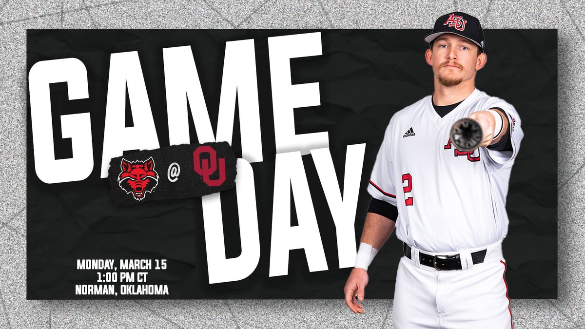 AStateBaseball's tweet photo. This one's for the series.

🆚 at Oklahoma
📍 Norman, OK
🏟 L. Dale Mitchell Park
🕐 1:00 PM
🎙 95.3 The Ticket 
📊 https://t.co/SLVCsyCALo
💻 ($) https://t.co/znPblpArvL

#WolvesUp🐺 https://t.co/DVVXsYPqgS
