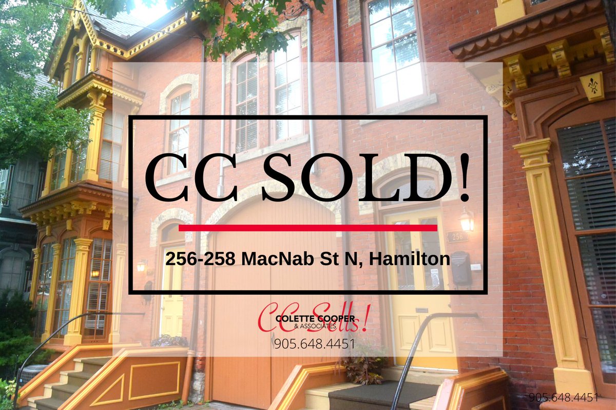 🎉And She's SOLD!🎉 Congrats to the happy Sellers and Buyers! Such an incredible property to have been involved with. 😊

#CCSold #ccsells #colettecooperandassociates #rlpstate #macnabterraceguesthouse #hamilton #hamont #hamiltonhomes #hamiltonrealestate