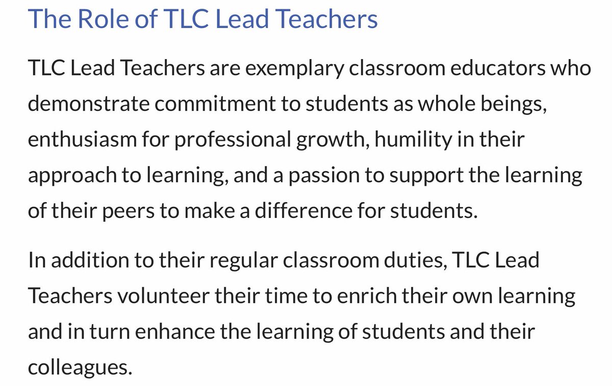 TDSB Teacher Leadership Collective tweet media