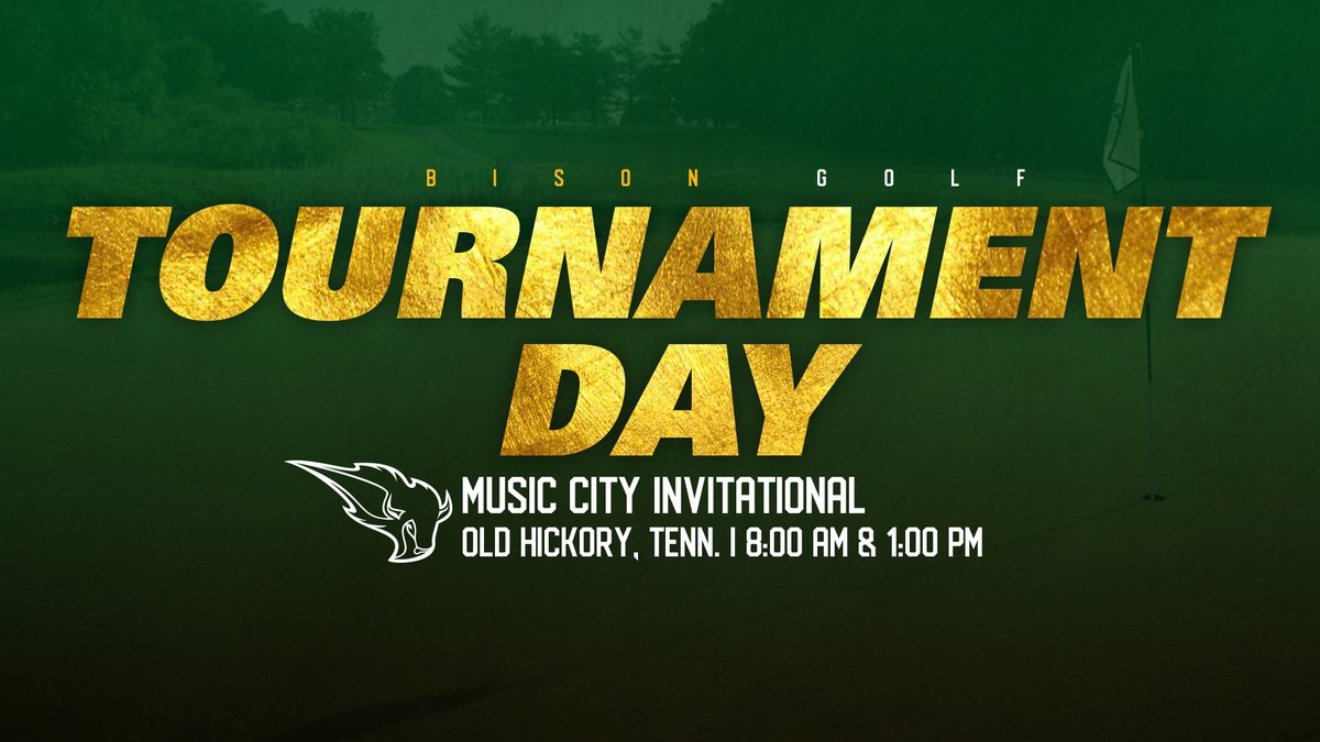 OBU_MGolf's tweet photo. Tournament #️⃣3️⃣

🆚 Music City Invitational
📍 Old Hickory, Tenn. 
⏰ 8:00 AM &amp; 1:00 PM
📊 https://t.co/Edp0f3LtGT 

#OnToVictory https://t.co/mGlHoMk0ow