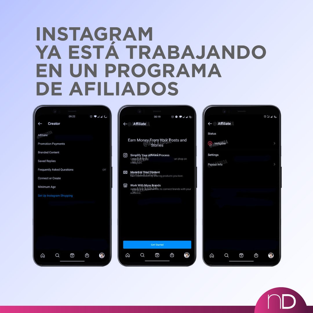 Según reveló el twittero Alessandro Paluzzi, Instagram está probando una nueva función de monetización💰.

💸Los creadores de contenido e influencers podrán ganar algo de dinero gracias a sus seguidores.

Conoce más en instagram.com/nucleod.es