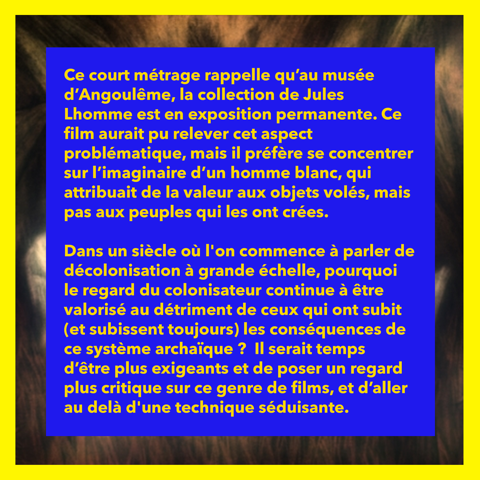DecolonisonsLA's tweet photo. Critique de "Les songes de Lhomme", court métrage réalisé par Florent Morin
.
Dans une période où la décolonisation est un sujet important et discuté de plus en plus, des films comme celui-ci prouve qu'il y a encore un long chemin à faire au sein de l'animation https://t.co/iVcYFcvyUU