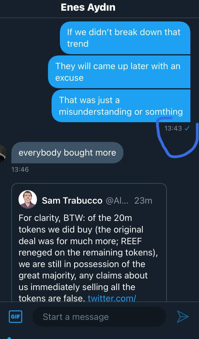 XIIVXIW's tweet photo. #Reef $reef

If this is not manipulation ?
What does manipulation mean to you ? @SBF_Alameda https://t.co/ip7Q3ptwka