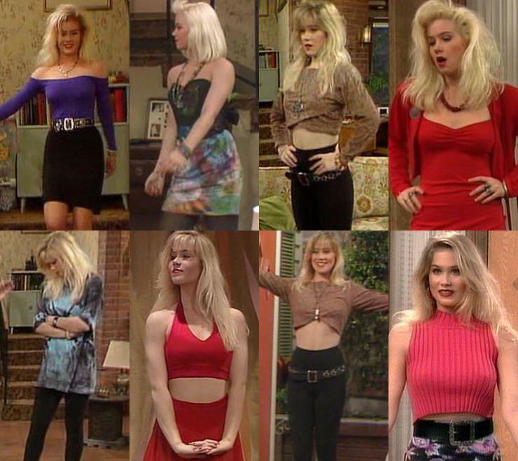 Late 80s fashion of Kelly Bundy (Christina Applegate) probably a first crus...