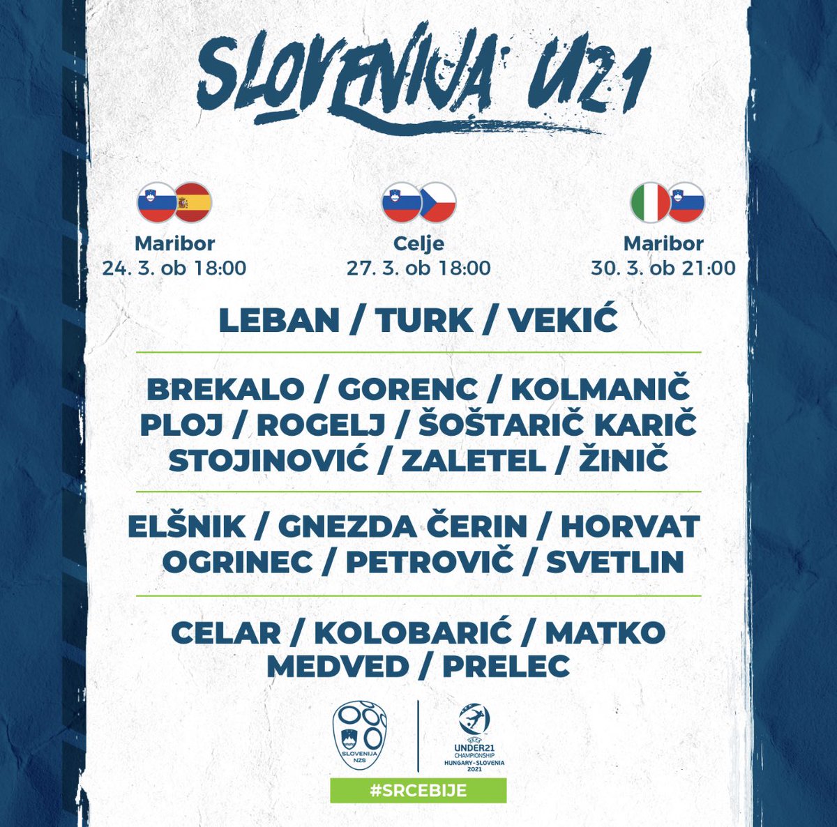AntMcFarlane's tweet photo. @svenkaric congratulations on being named in the Slovenian U21’s squad for the U21 Euros ⚪️🔵🔴. @CAABase https://t.co/rwtExHcdw5