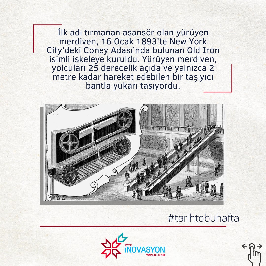 iyte_inovasyon's tweet photo. #tarihtebuhafta #tarihtebugün #iyte #iyteinovasyon #iyteinovasyontoplulugu #iytekampüs #iztech #merdiven #yürüyenmerdiven #reno #oldiron #patent #newyork #istanbul #sultanhamam https://t.co/0MMTfBWo2Q