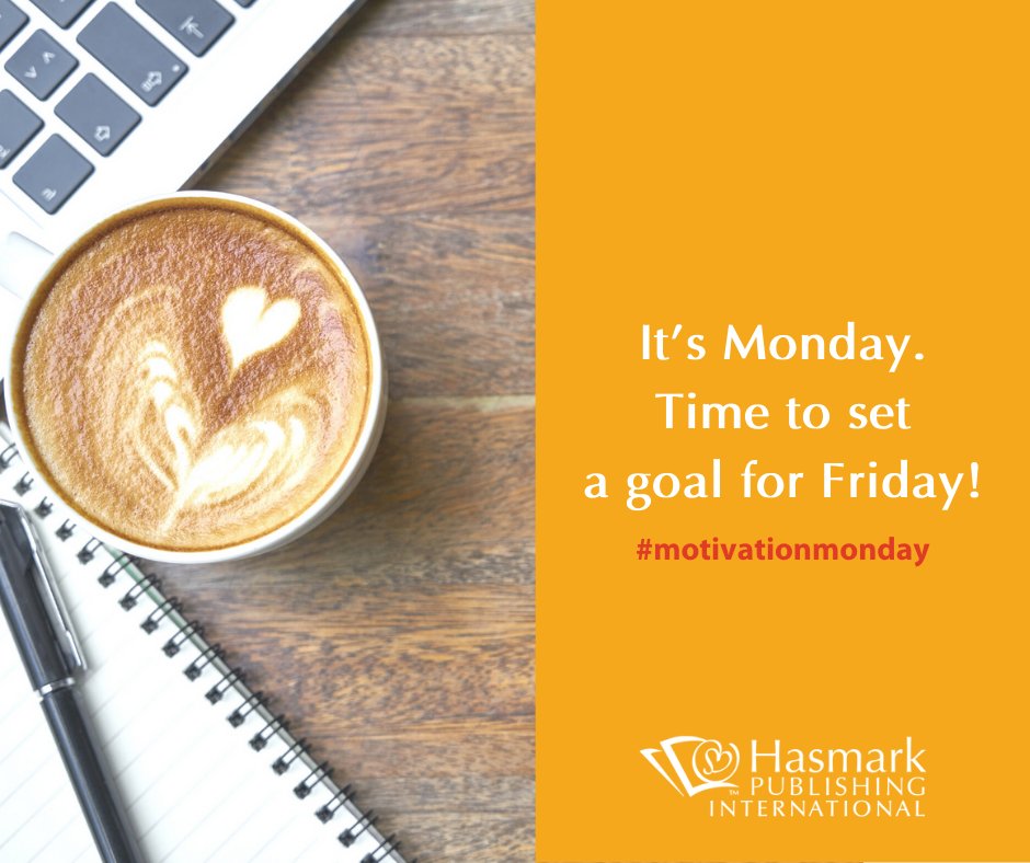 HasmarkServices's tweet photo. Start your week with a goal for the end of the week!
What do you plan to accomplish this week?
#mondaymotivaton #mondaygoals #authorslife #writerslife #thehasmarkway #hasmarkpublishing https://t.co/iplmqByu4C